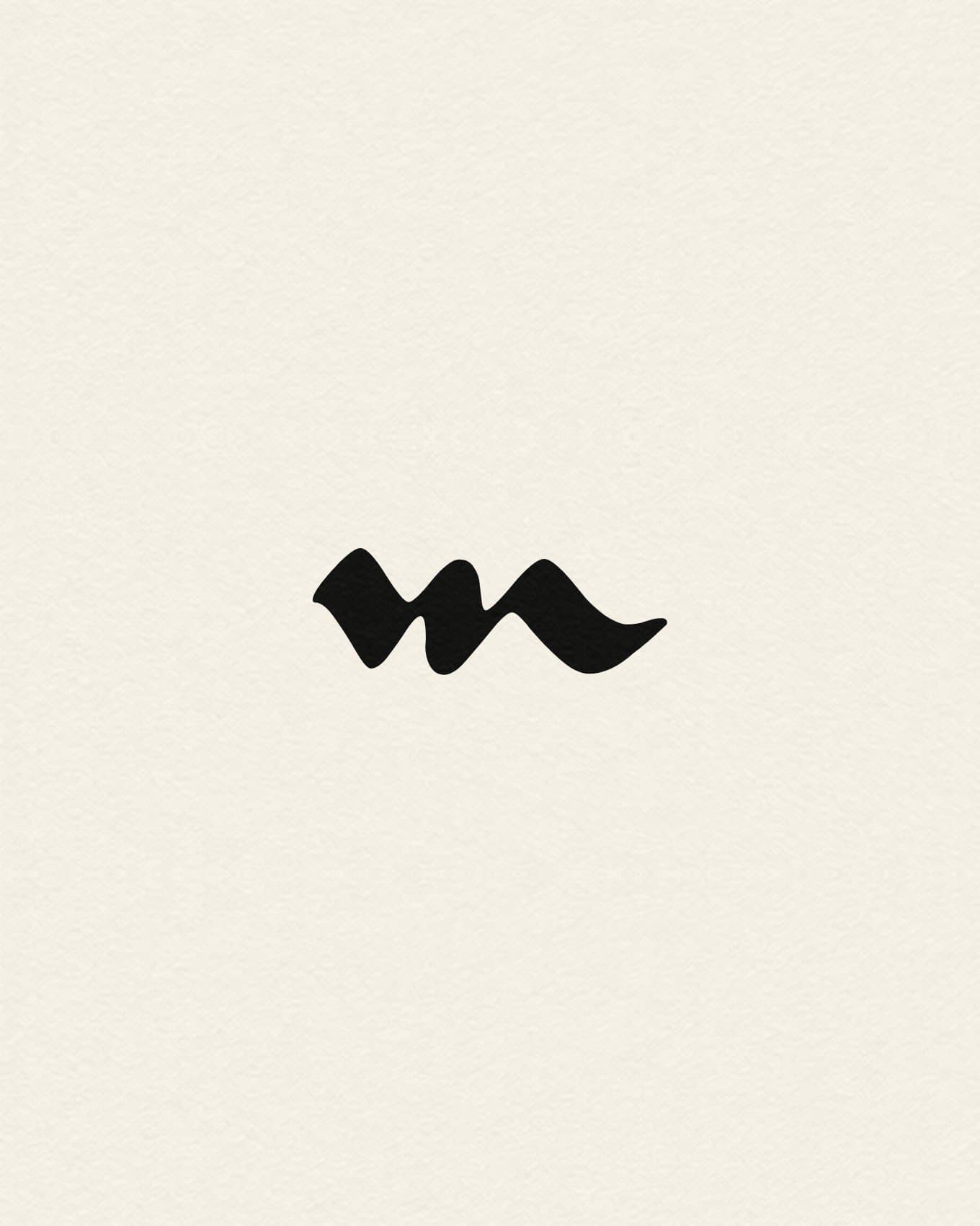 The makeebook mark in ink on cream paper