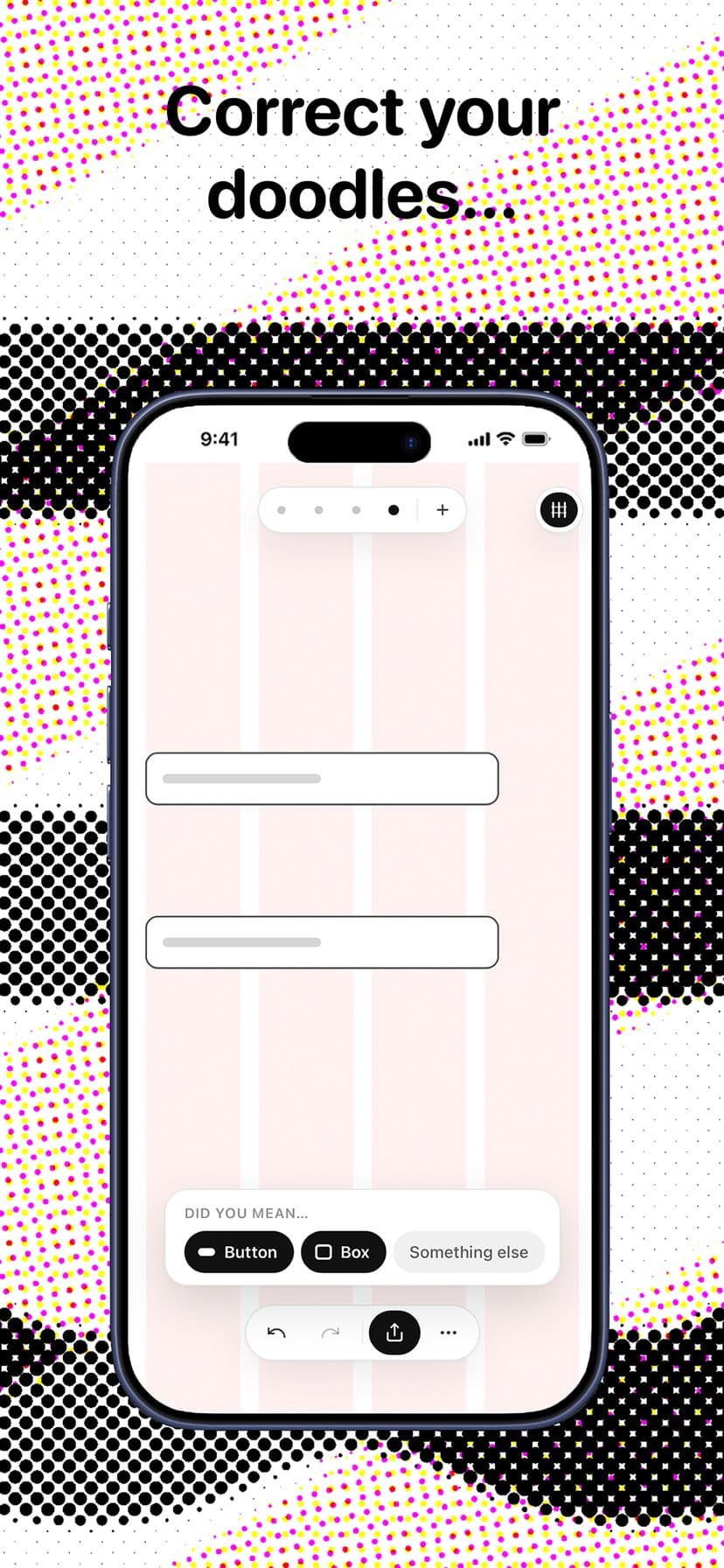 DoodleWire screenshot: Correct your doodles
