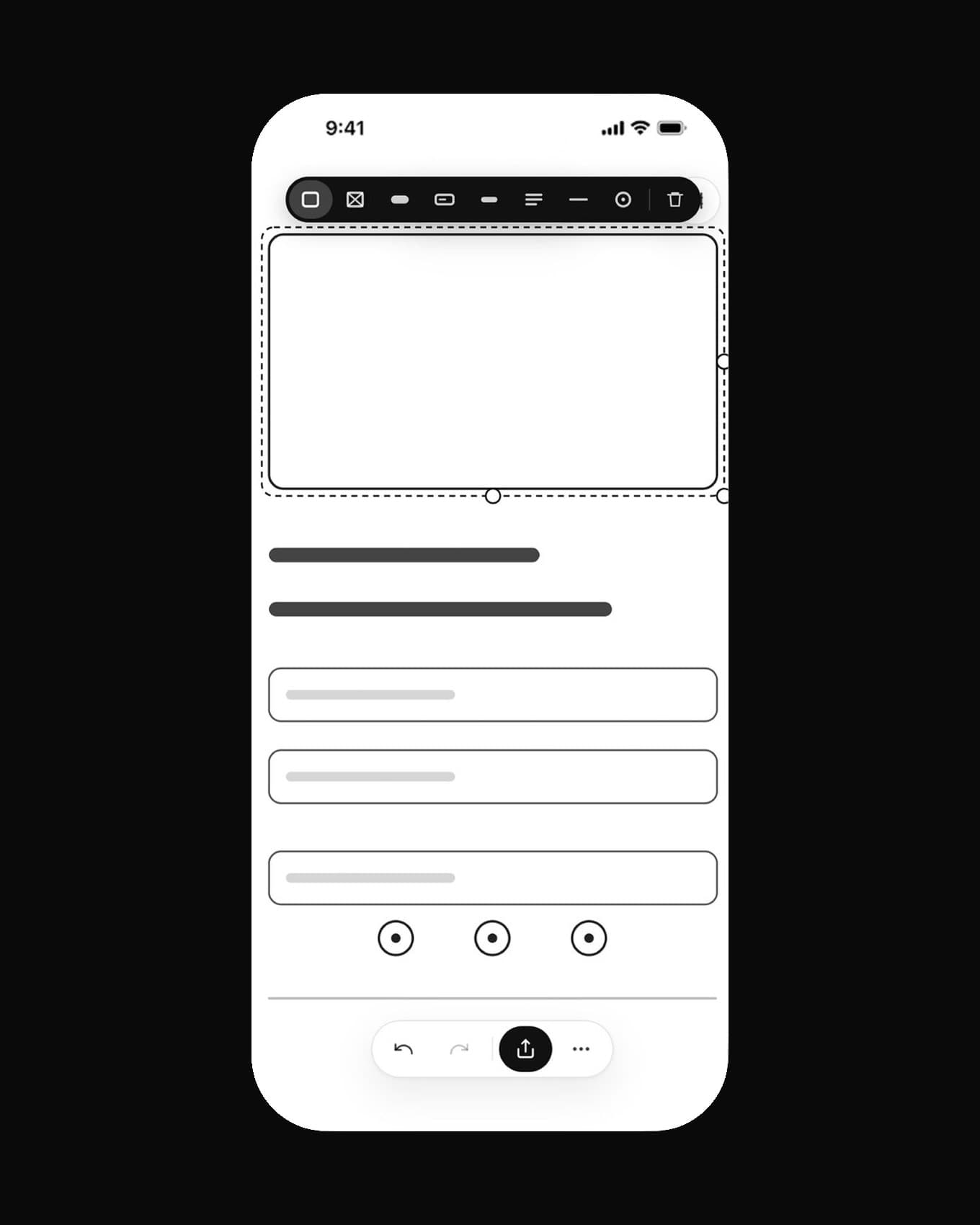 DoodleWire: Editing an image placeholder