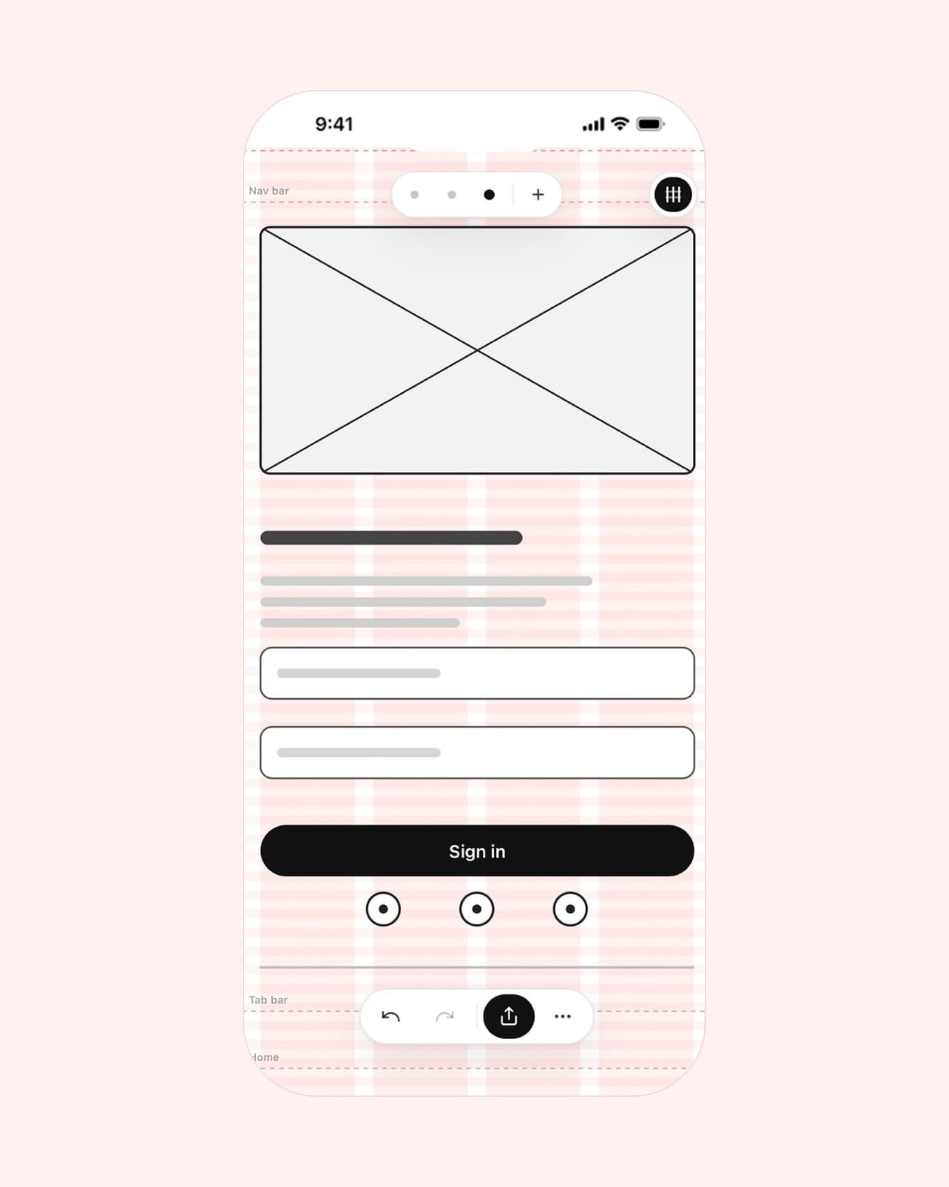DoodleWire: Elements snapped to the grid