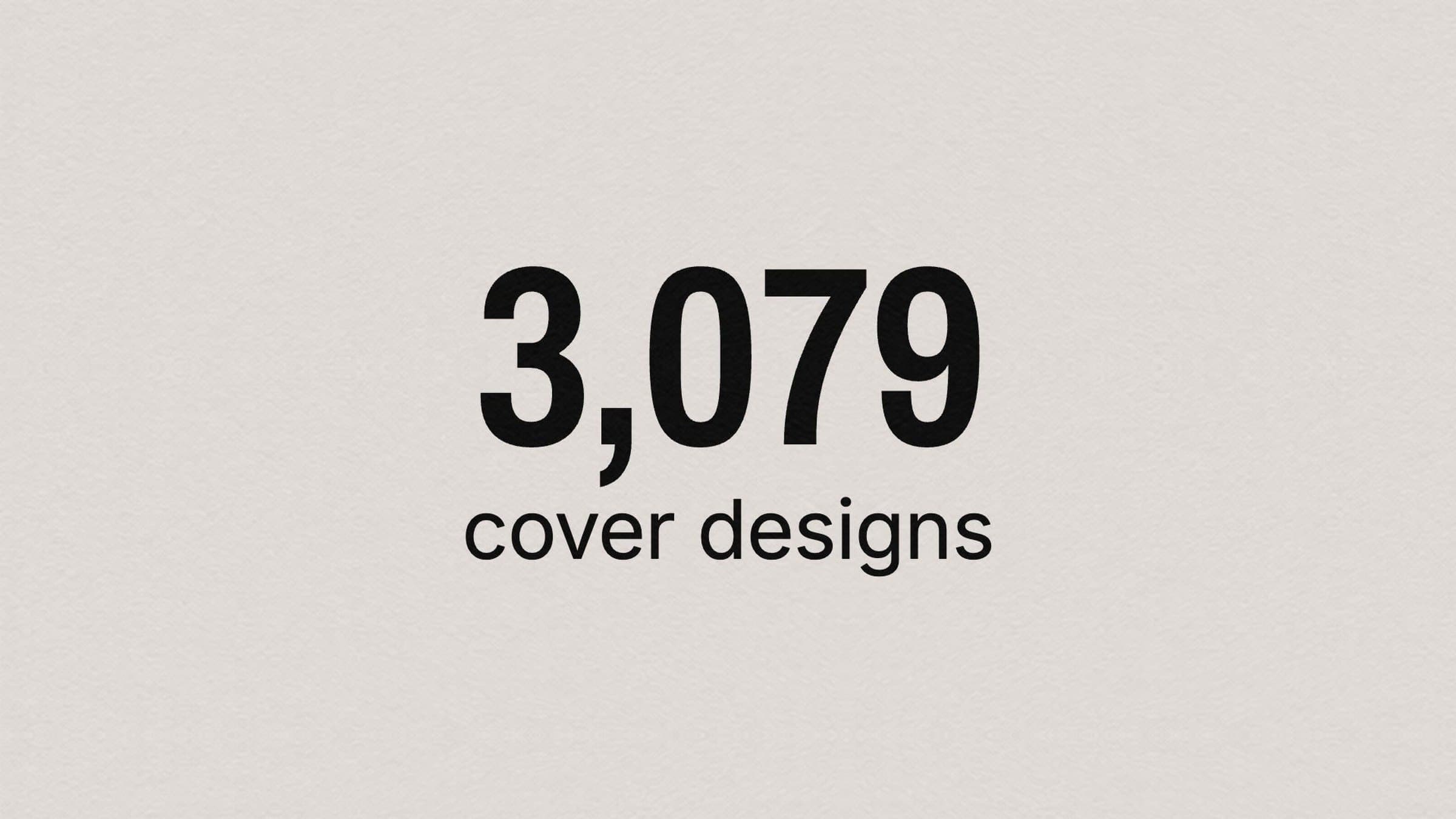 3,079 cover designs